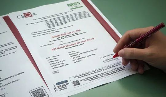 Qualità certificata