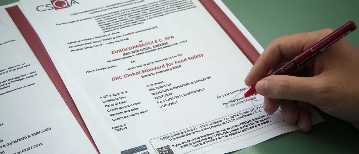 Qualità certificata